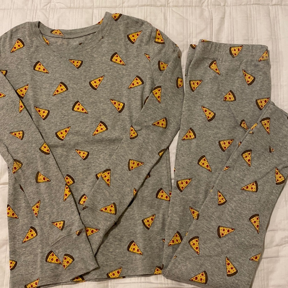 GAP kids pizza snug fit pajamas size 12.